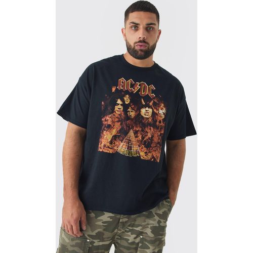 T-shirt Plus Size con stampa ufficiale ACDC - boohoo - Modalova