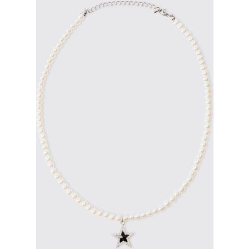 Collana di perle con pendente a stella - boohoo - Modalova