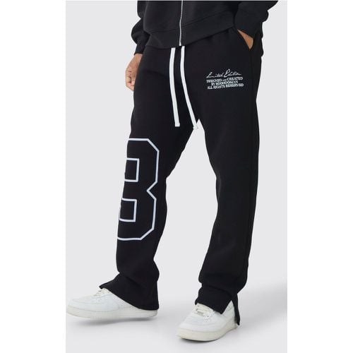 Pantalón Deportivo Regular Con Estampado Universitario - boohoo - Modalova