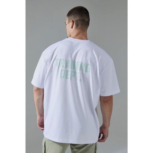 T-shirt Tall oversize per alta performance Man Active Training Dept - boohoo - Modalova