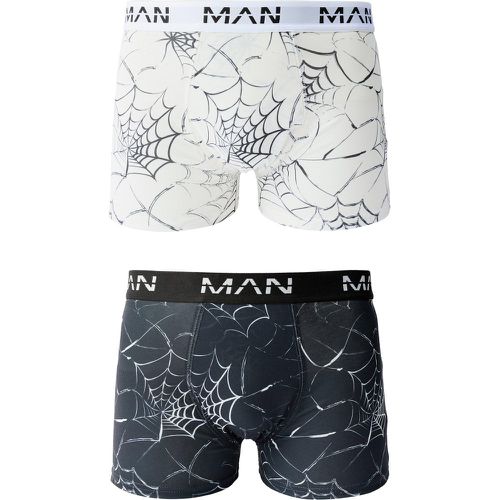 Pack De 2 Bóxers Con Estampado Man Spider Web - boohoo - Modalova