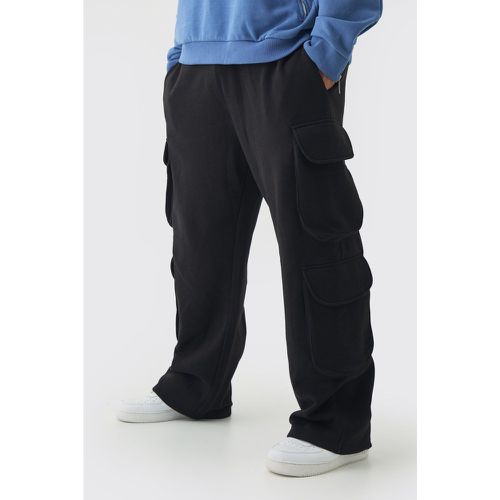 Pantalón Deportivo Plus Holgado Con Bolsillos Cargo - boohoo - Modalova