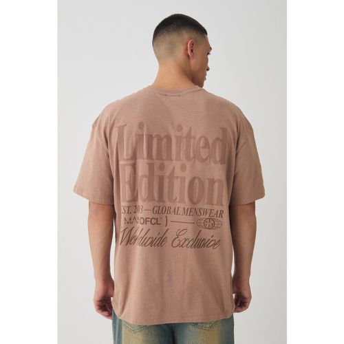 Camiseta Oversize Limited Edition High Build - boohoo - Modalova