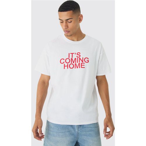 Oversized It'S Coming Home England Print T-Shirt - boohoo - Modalova