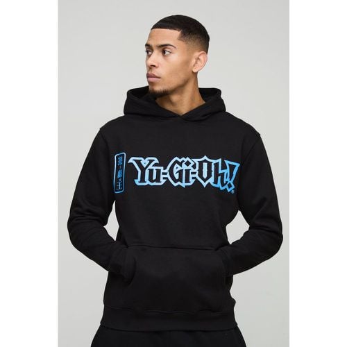 Sudadera Oversize Con Capucha Y Estampado De Dragón De Ojos Azules De Yugioh - boohoo - Modalova