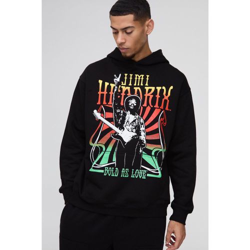 Sudadera Oversize Con Capucha Y Estampado De Jimi Hendrix - boohoo - Modalova