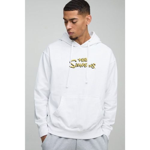 Sudadera Oversize Con Capucha Y Estampado De Los Simpsons - boohoo - Modalova