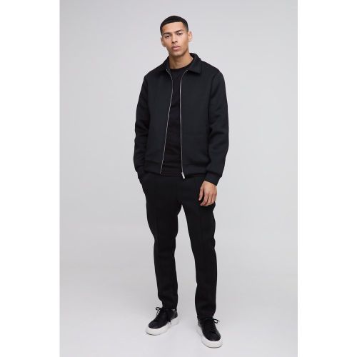 Chándal De Scuba Con Chaqueta Harrington - boohoo - Modalova