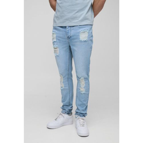 Vaqueros Tall Pitillo Elásticos Rotos - boohoo - Modalova