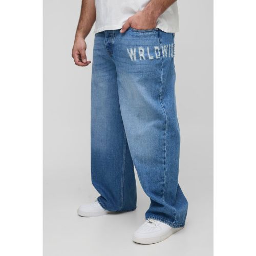Vaqueros Plus Holgados Desgastados - boohoo - Modalova