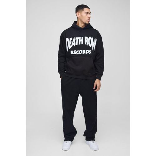 Sudadera Oversize Con Capucha Y Estampado De Death Row - boohoo - Modalova