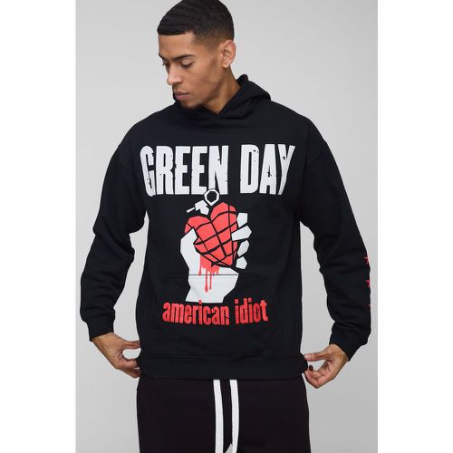 Sudadera Oversize Con Capucha Y Estampado De Banda Green Day - boohoo - Modalova