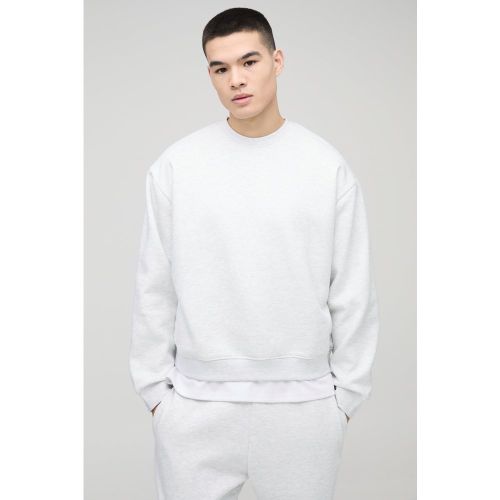 Sudadera Oversize Básica Recta De 330G/M² - boohoo - Modalova