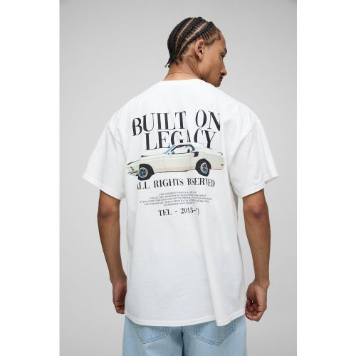 Oversized Built On Legacy Car Graphic T-Shirt - boohoo - Modalova