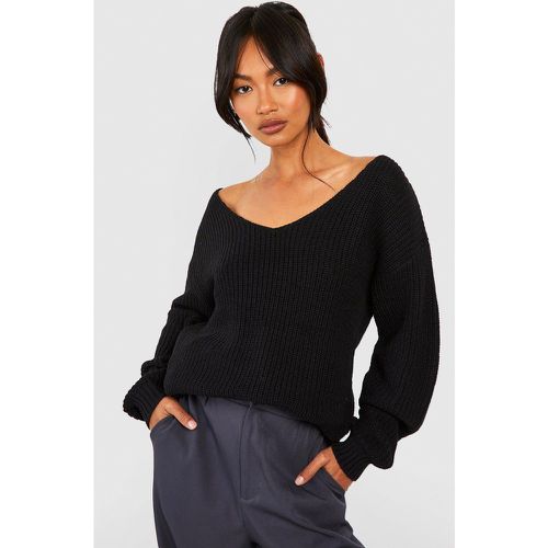 Jersey Oversize Con Cuello De Pico - boohoo - Modalova