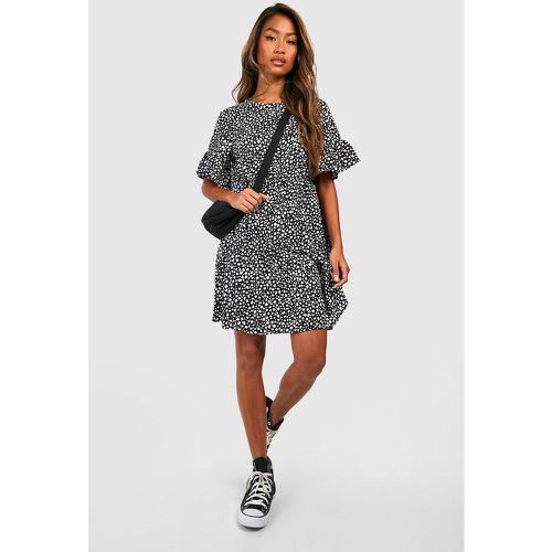 Vestido Holgado De Tela Con Estampado Dálmata - boohoo - Modalova