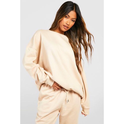 Sudadera Oversize, Beige - boohoo - Modalova