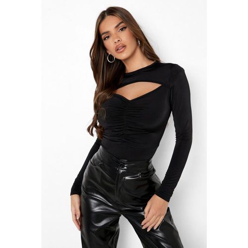 Body seducente con cut-out, Nero - boohoo - Modalova