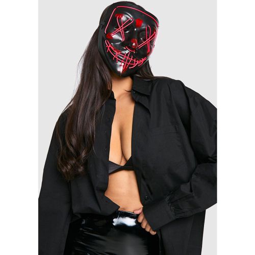 Maschera di Halloween The Purge LED - boohoo - Modalova