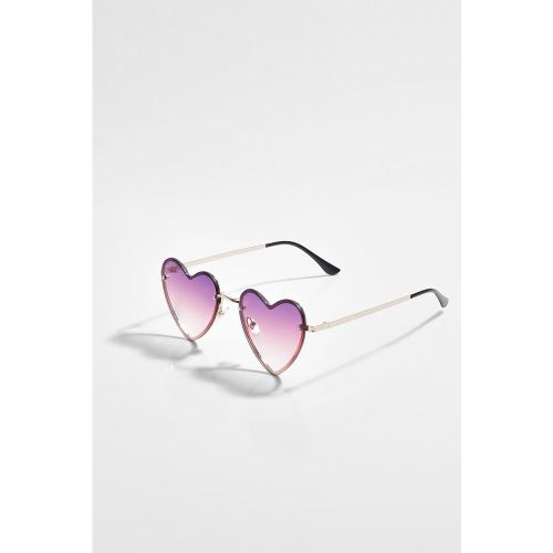 Gafas De Sol Con Forma De Corazón En Degradado - boohoo - Modalova