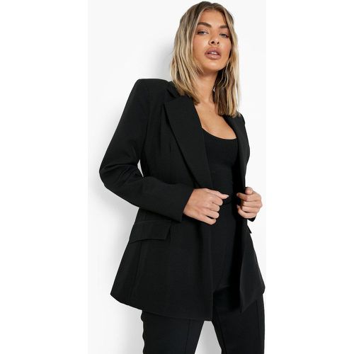 Blazer sartoriale sagomato con scollo profondo - boohoo - Modalova