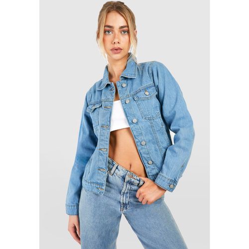 Giacca in denim stile Western - boohoo - Modalova