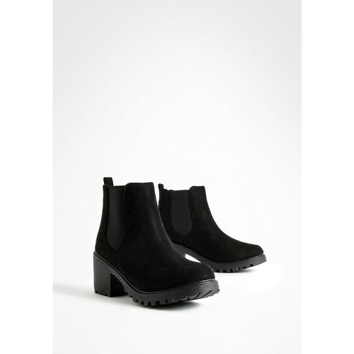 Botas Chelsea Gruesas Con Tacos - boohoo - Modalova