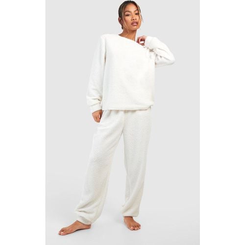 Set di Loungewear da casa Hers a maniche lunghe con orsetto coordinato - boohoo - Modalova