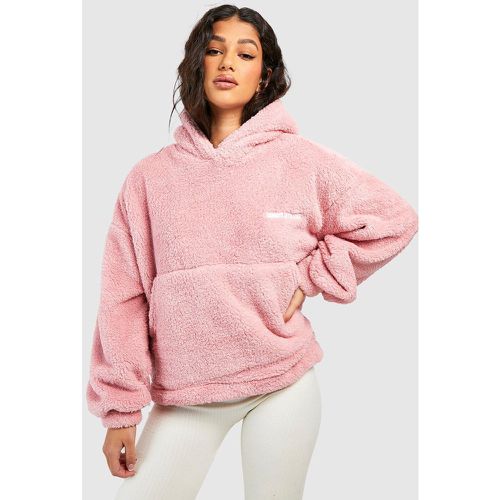 Sudadera Oversize De Forro Polar Con Capucha - boohoo - Modalova