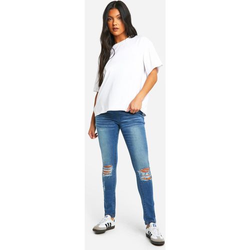 Jeans Premaman Skinny Fit effetto smagliato - boohoo - Modalova