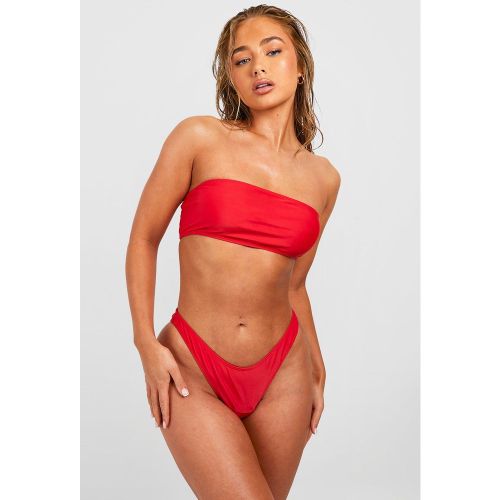 Slip bikini Essentials in taglio Hipster - boohoo - Modalova