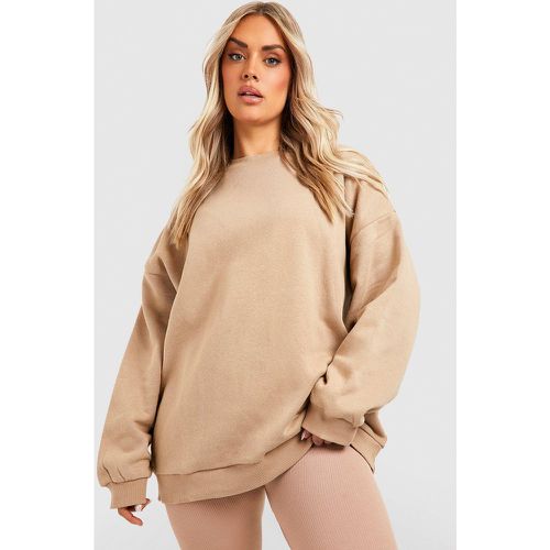 Felpa Plus Size oversize Basic - boohoo - Modalova