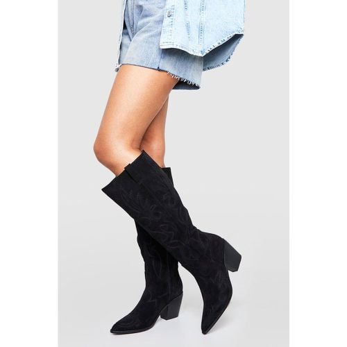 Botas Camperas Estilo Western Informales Por La Rodilla - boohoo - Modalova