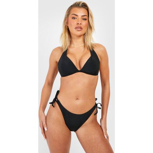 Set bikini a triangolo con push up modellato - boohoo - Modalova