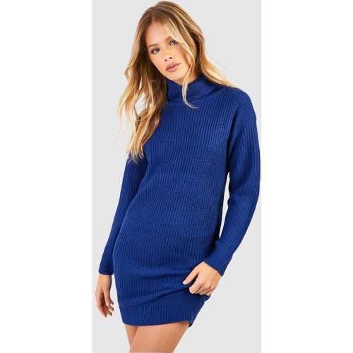 Vestido Jersey Básico De Cuello Vuelto - boohoo - Modalova