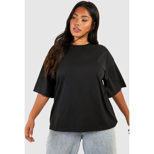 T-shirt a girocollo Plus Size Basic oversize - boohoo - Modalova