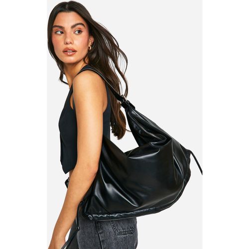 Bolso Tote Oversize Holgado, Negro - boohoo - Modalova