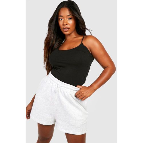 Body Plus Size in cotone con spalline - boohoo - Modalova