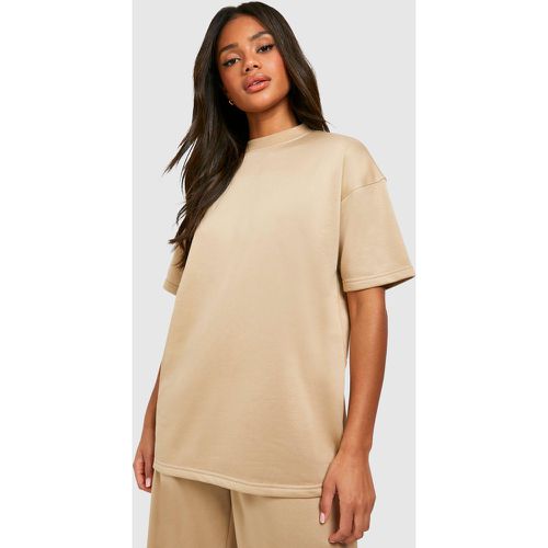 Camiseta Oversize De Felpa Súper Suave - boohoo - Modalova