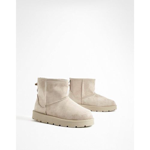 Botas Mini Cómodas, Beige - boohoo - Modalova