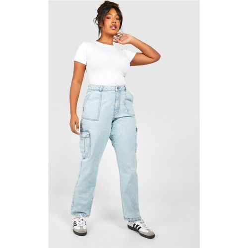 Jeans Plus Size Basic con tasche Cargo - boohoo - Modalova