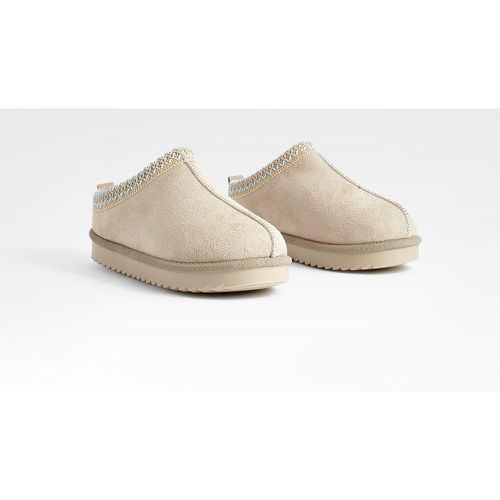 Sandali Mules comodi con ricami - boohoo - Modalova