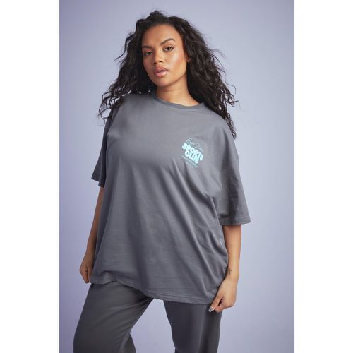 T-shirt Plus Size oversize con Dsgn Studio Sport - boohoo - Modalova