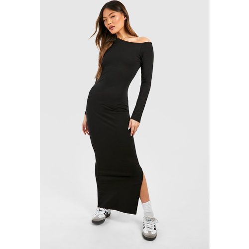 Vestito maxi asimmetrico a maniche lunghe - boohoo - Modalova