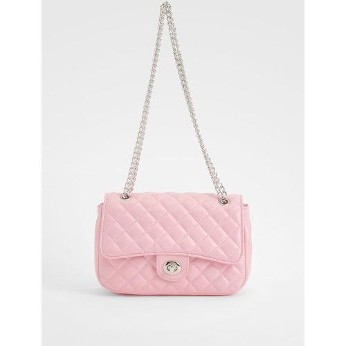 Pink Quilted Cross Body Bag, Pink - boohoo - Modalova