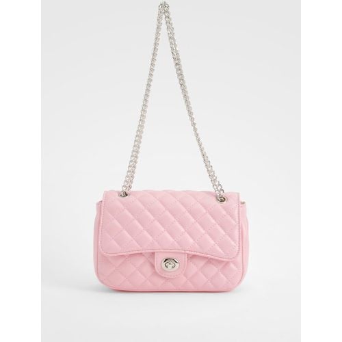 Pink Quilted Cross Body Bag, Pink - boohoo - Modalova