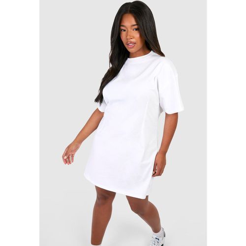 Vestido Camiseta Plus Estructurado Evasé - boohoo - Modalova