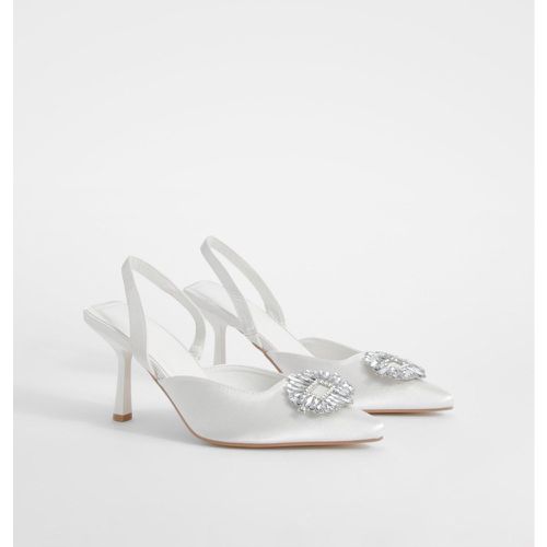 Scarpe décolleté slingback decorate - boohoo - Modalova