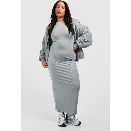 Vestito maxi Plus Size con scollo a vogatore - boohoo - Modalova