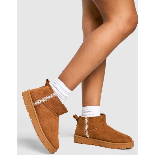 Botas Cómodas Con Bordado Ultra Mini - boohoo - Modalova